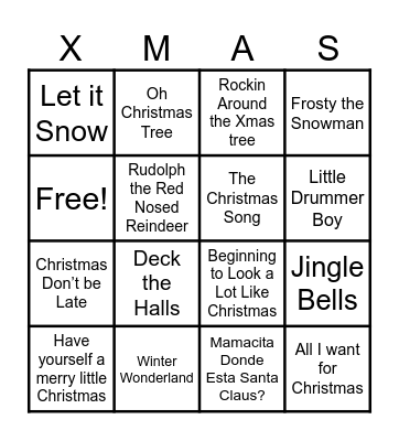 2024 Annual Holiday Party Bingo Card
