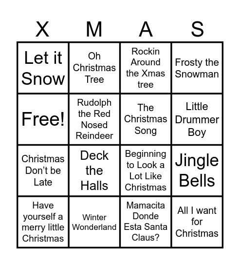 2024 Annual Holiday Party Bingo Card