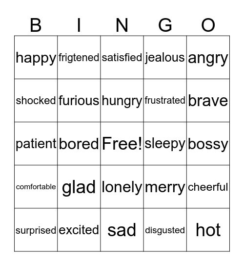 Bingo #2 Bingo Card