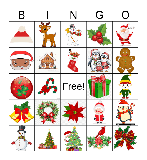 Holiday Bingo Card