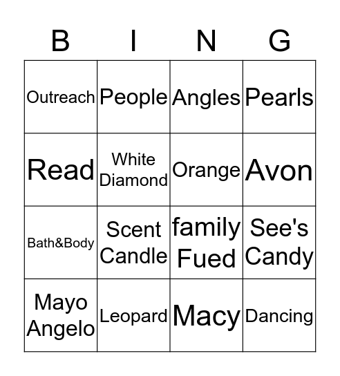 Victoria Birthday Bingo Card