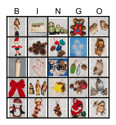 Christmas Party Bingo Card