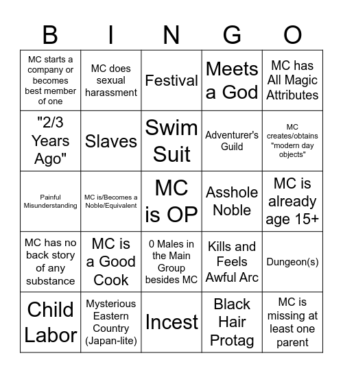 227 Bingo Card