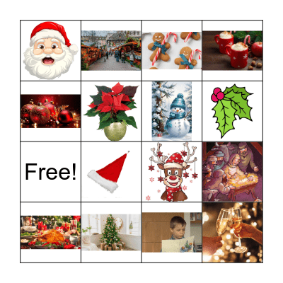 Kerst Bingo Card