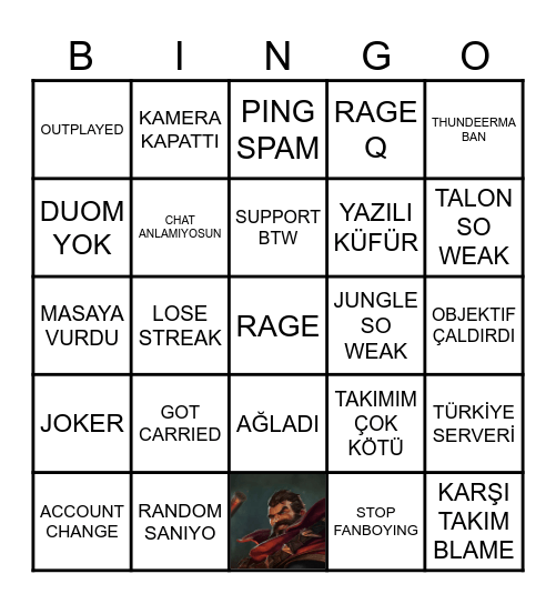 HICHIGO BINGO Card