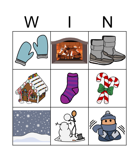 Winter Bingo Card