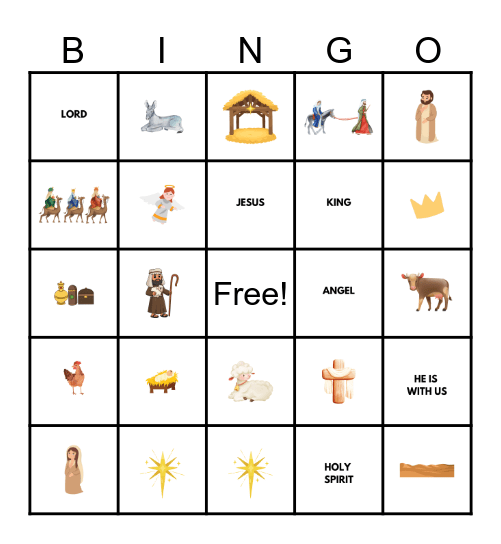 JESUS CAME! Bingo Card