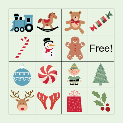 Holiday Bingo Card