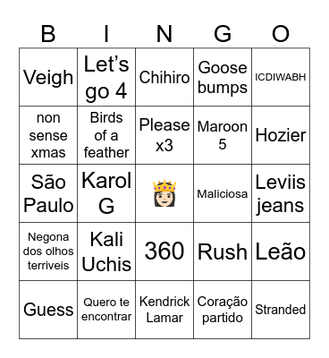 Natal ecamigos 2024 Bingo Card