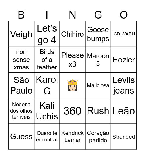 Natal ecamigos 2024 Bingo Card