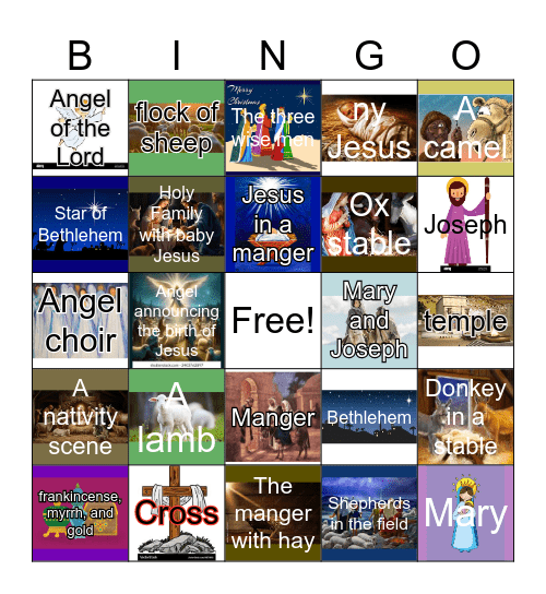 CCSA Christmas WN Bingo Card