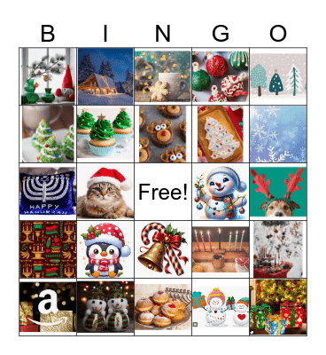 Holiday Bingo 2024 Bingo Card