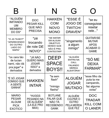 BINGO FLEX DO DEEP SPACE Bingo Card