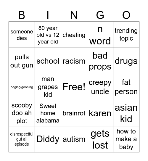 Tomorrows Teachings Bingo Card