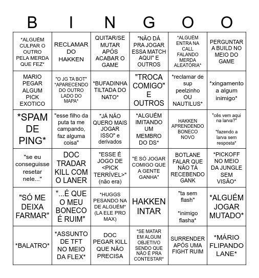 BINGO FLEX DO DEEP SPACE Bingo Card