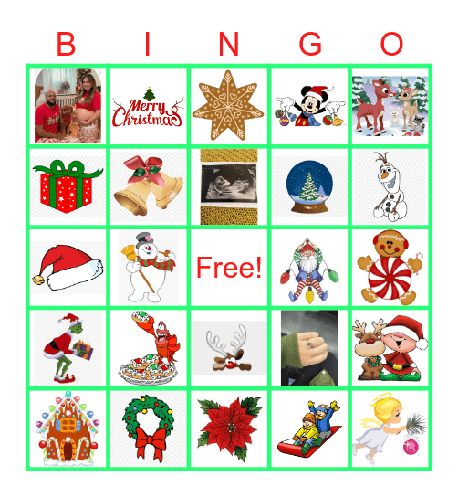 Christmas Bingo Card