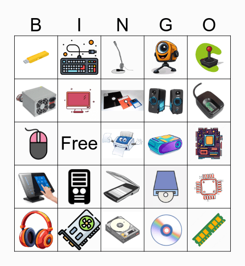 Hardware  Bingo Card