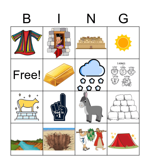 Promised Land Bingo Card