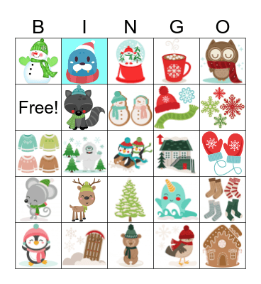 WINTER BINGO Card