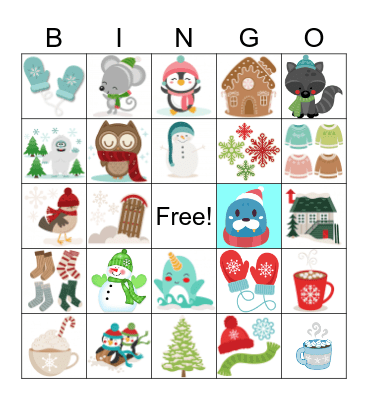 WINTER BINGO Card
