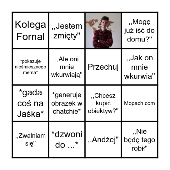 Opachingo Bingo Card