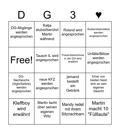 Weihnachtsfeierbinigo 2025 Bingo Card