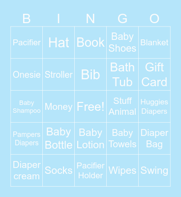 WINTER WONDERLAND Bingo Card