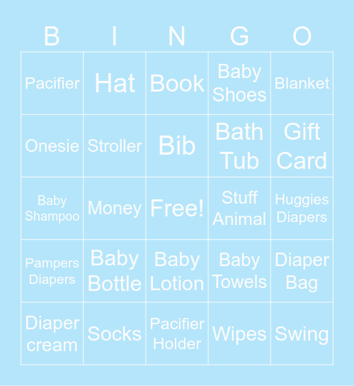 WINTER WONDERLAND Bingo Card