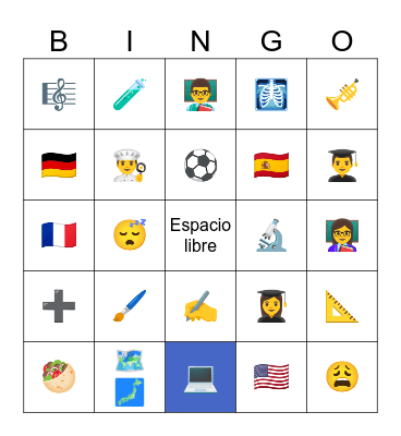 Las clases Bingo Card