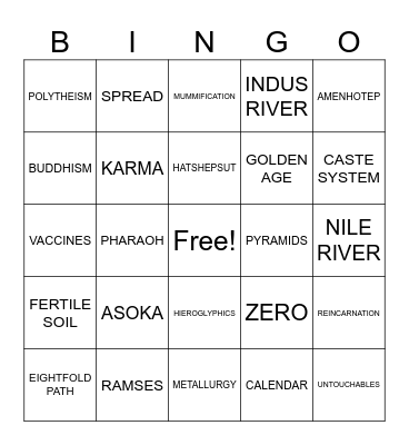 WH QUARTERLY BINGO Card