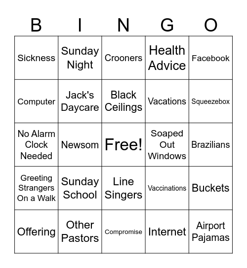 NVBC BINGO Card