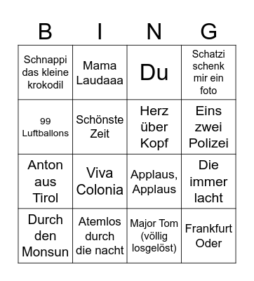 Deutsches Calvijn-Bingo Card