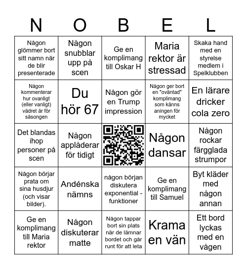 Skriv till 0763429098 om du får full bricka Bingo Card