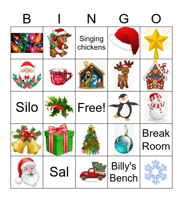 Christmas Bingo Card