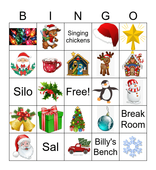 Christmas Bingo Card