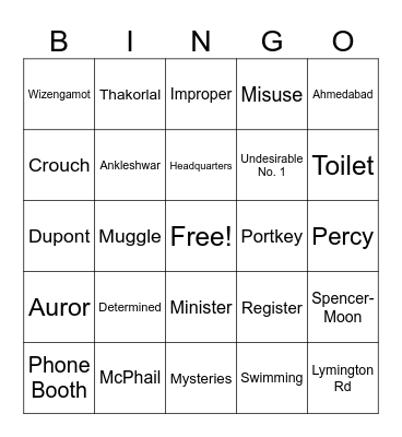 Bingo Call List Bingo Card