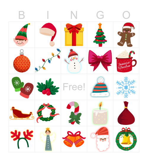 XMAS 2024 Bingo Card