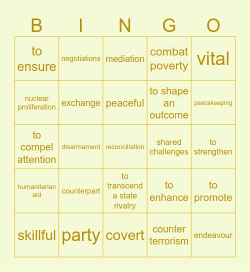 Module 2 Part 1 Bingo Card