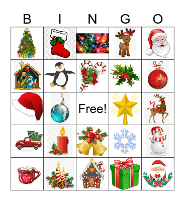 Christmas Bingo Card