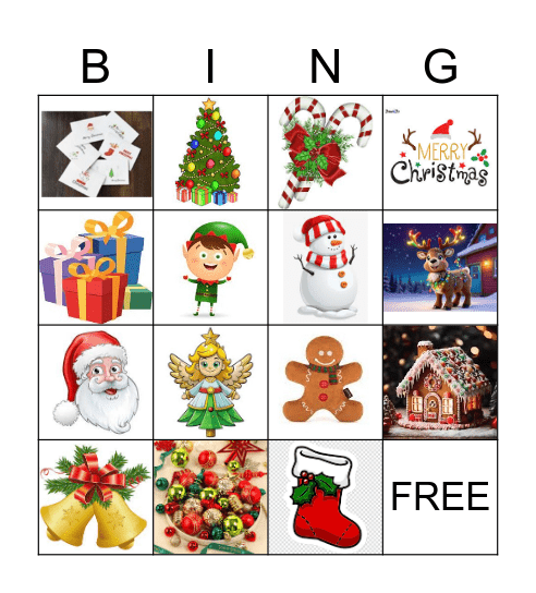 Christmas Bingo Card