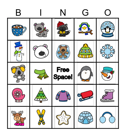 Blizzard Bingo Card