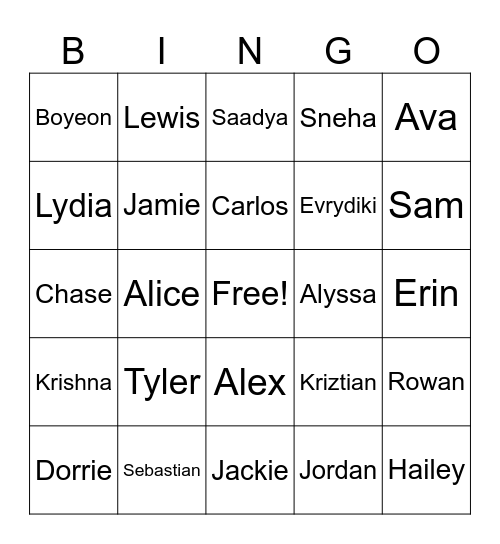 Leaders Eat Last Bingo Card