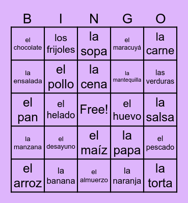 SP1 U4: Terms 1-25 Bingo Card