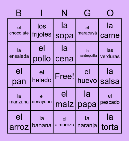 SP1 U4: Terms 1-25 Bingo Card