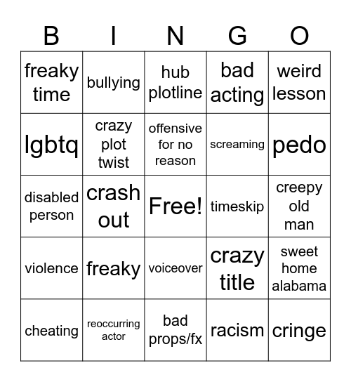 tomorrows teachings Bingo Card