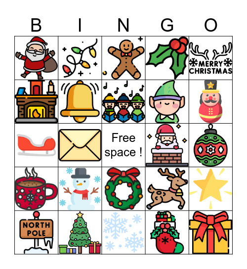 Christmas Bingo Card