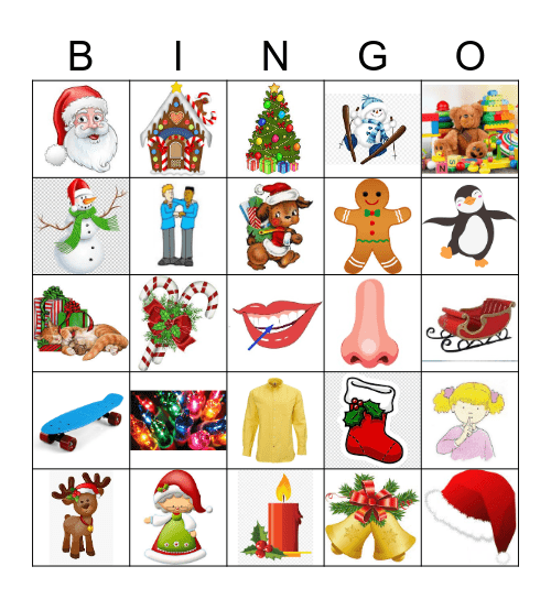 Christmas Bingo Card