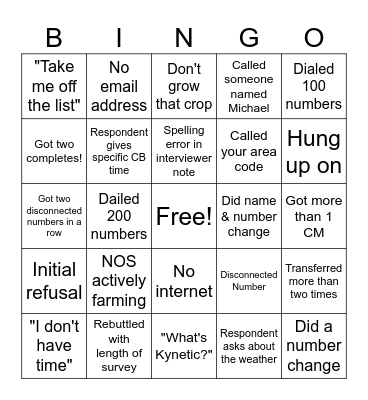 Qlarity Access Holiday Party Bingo Card