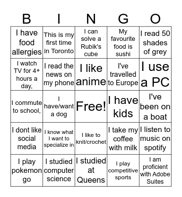 MDM 4.0 Bingo Card