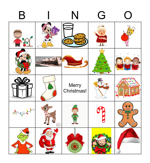 Christmas Bingo! Bingo Card